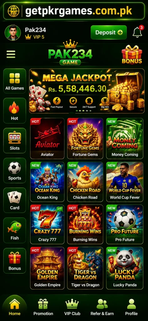 Pak234 Game