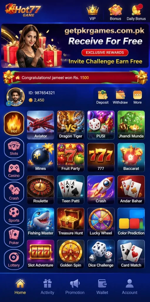Hot77 Game